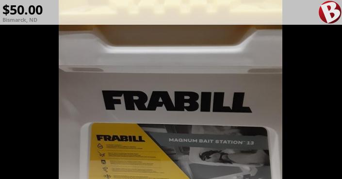 New Frabill 13qt Magnum bait station. Includes a recessed deluxe