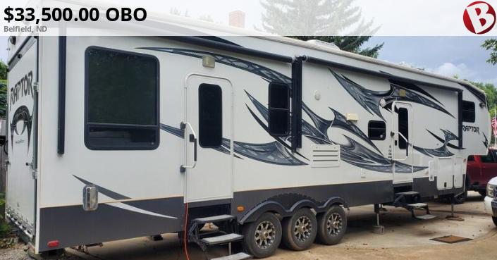2013 Keystone raptor 365 toy hauler fifth wheel, 2 slides, 2 ac units ...
