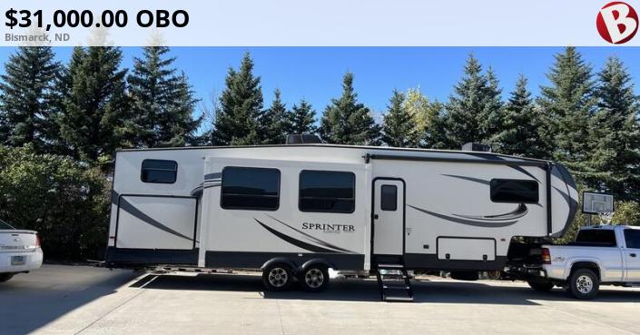 2019 Keystone - Sprinter - Camp Fire Edition - Camper - 5th Wheel - 37 ...