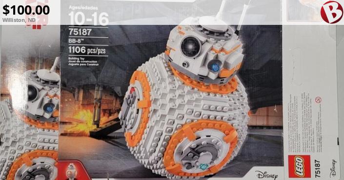 The LEGO Star Wars BB-8 set (75187) was released in 2017 and includes a ...