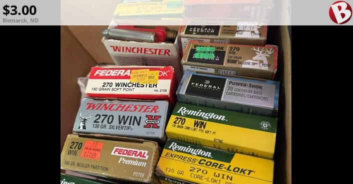 270 and 243 shells empty brass casing for sale | Bismarck, ND
