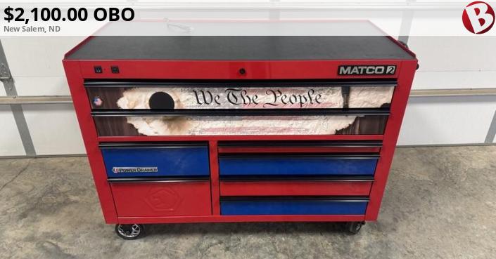 Matco Rssdg1 Matco 2s toolbox for sale price reduced | New Salem, ND