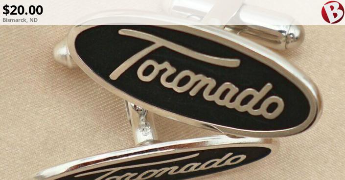 Vintage Oldsmobile Toronado Cufflinks Silver Tone Automotive Emblem ...
