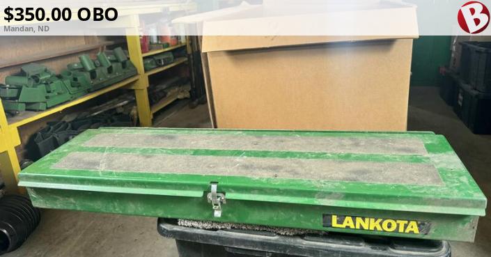 For sale Lankota tool box that fits STX or S series John Deere combines ...