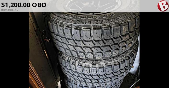 Gladiator QR 900 MT tires 35x12.5x18 with RTX volcano rims 6x5 5 bolt ...