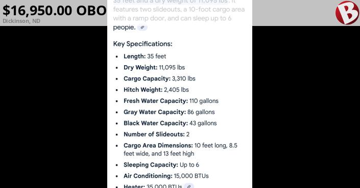 09 fusion 36 Toy hauler camper. In excellent condition inside. Has ...